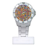 Colorful Lego Texture Lego Bricks Plastic Nurses Watch