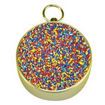 Colorful Lego Texture Lego Bricks Gold Compasses