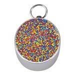 Colorful Lego Texture Lego Bricks Mini Silver Compasses