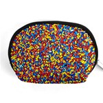 Colorful Lego Texture Lego Bricks Accessory Pouch (Medium)