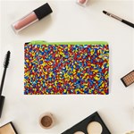 Colorful Lego Texture Lego Bricks Cosmetic Bag (XS)