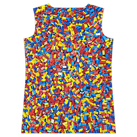 Colorful Lego Texture Lego Bricks Women s Basketball Tank Top from ArtsNow.com Back