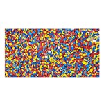 Colorful Lego Texture Lego Bricks Satin Shawl 45  x 80 