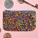 Colorful Lego Texture Lego Bricks Large Coin Purse