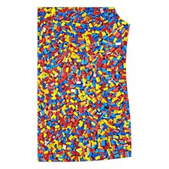 Colorful Lego Texture Lego Bricks Women s Button Up Vest from ArtsNow.com Front Left