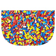 Colorful Lego Texture Lego Bricks Make Up Case (Large) from ArtsNow.com Side Right