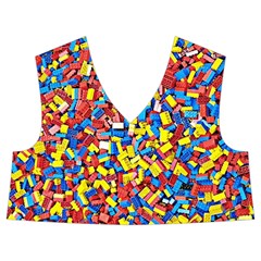 Colorful Lego Texture Lego Bricks Kids  Midi Sailor Dress from ArtsNow.com Front Top