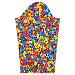 Colorful Lego Texture Lego Bricks Kids  Long Sleeve Velvet Lounge Robe from ArtsNow.com Sleeve Right