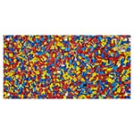 Colorful Lego Texture Lego Bricks Banner and Sign 6  x 3 