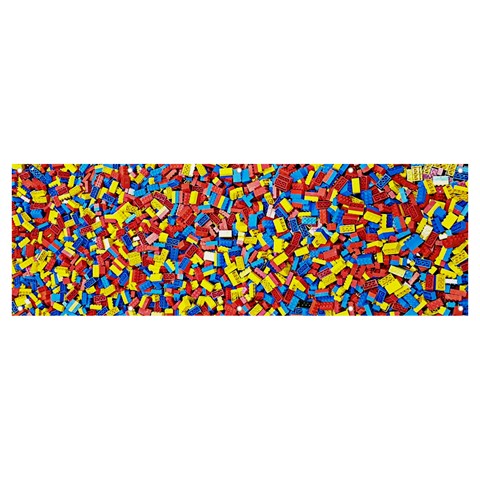 Colorful Lego Texture Lego Bricks Banner and Sign 12  x 4  from ArtsNow.com Front