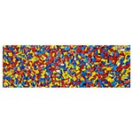 Colorful Lego Texture Lego Bricks Banner and Sign 12  x 4 