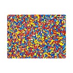 Colorful Lego Texture Lego Bricks Premium Plush Fleece Blanket (Mini)