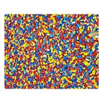 Colorful Lego Texture Lego Bricks Premium Plush Fleece Blanket (Large)