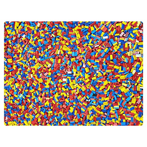 Colorful Lego Texture Lego Bricks Premium Plush Fleece Blanket (Extra Small) from ArtsNow.com 40 x30  Blanket Front