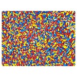 Colorful Lego Texture Lego Bricks Premium Plush Fleece Blanket (Extra Small)