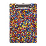 Colorful Lego Texture Lego Bricks A5 Acrylic Clipboard