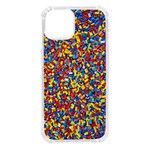 Colorful Lego Texture Lego Bricks iPhone 14 TPU UV Print Case