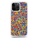 Colorful Lego Texture Lego Bricks iPhone 14 Pro Max TPU UV Print Case