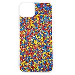 Colorful Lego Texture Lego Bricks iPhone 15 TPU UV Print Case