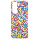 Colorful Lego Texture Lego Bricks Samsung Galaxy S24 Plus 6.7 Inch Black TPU UV Case