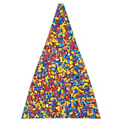 Colorful Lego Texture Lego Bricks Automatic Folding Umbrella with Case (Large) from ArtsNow.com 13.71 x19.92  Umbrella - 3