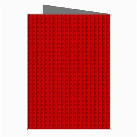 Ed Lego Texture Macro, Red Dots Background, Lego Greeting Card from ArtsNow.com Right