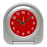 Ed Lego Texture Macro, Red Dots Background, Lego Travel Alarm Clock