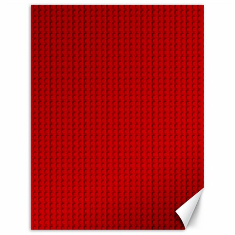 Ed Lego Texture Macro, Red Dots Background, Lego Canvas 18  x 24  from ArtsNow.com 17.8 x23.08  Canvas - 1