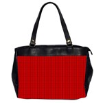 Ed Lego Texture Macro, Red Dots Background, Lego Oversize Office Handbag (2 Sides)