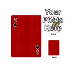 Ed Lego Texture Macro, Red Dots Background, Lego Playing Cards 54 Designs (Mini)