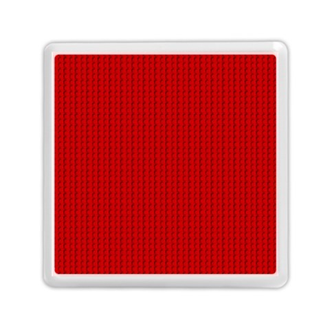 Ed Lego Texture Macro, Red Dots Background, Lego Memory Card Reader (Square) from ArtsNow.com Front