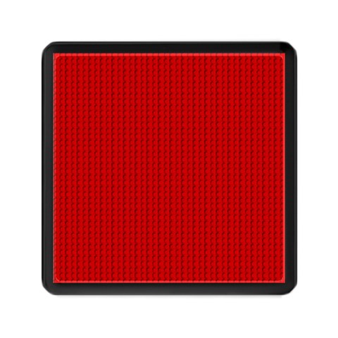 Ed Lego Texture Macro, Red Dots Background, Lego Memory Card Reader (Square) from ArtsNow.com Front