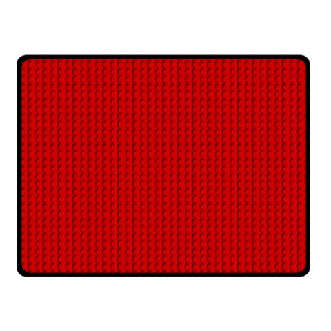 Ed Lego Texture Macro, Red Dots Background, Lego Two Sides Fleece Blanket (Small) from ArtsNow.com 45 x34  Blanket Front