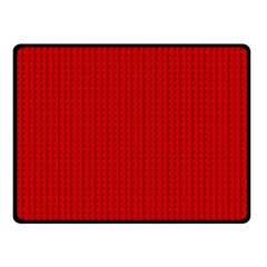 Ed Lego Texture Macro, Red Dots Background, Lego Two Sides Fleece Blanket (Small) from ArtsNow.com 45 x34  Blanket Front