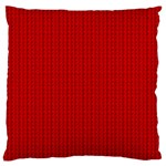 Ed Lego Texture Macro, Red Dots Background, Lego Large Premium Plush Fleece Cushion Case (Two Sides)