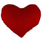 Ed Lego Texture Macro, Red Dots Background, Lego Large 19  Premium Flano Heart Shape Cushions