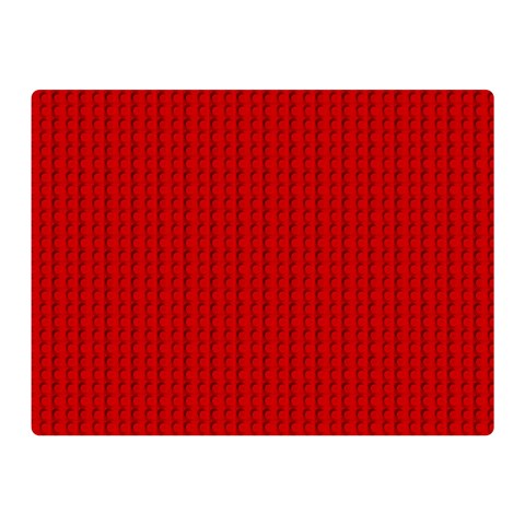 Ed Lego Texture Macro, Red Dots Background, Lego Two Sides Premium Plush Fleece Blanket (Mini) from ArtsNow.com 35 x27  Blanket Front