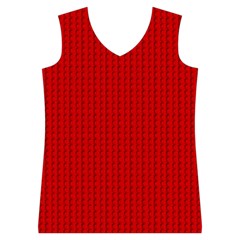 Ed Lego Texture Macro, Red Dots Background, Lego Women s Basketball Tank Top from ArtsNow.com Front