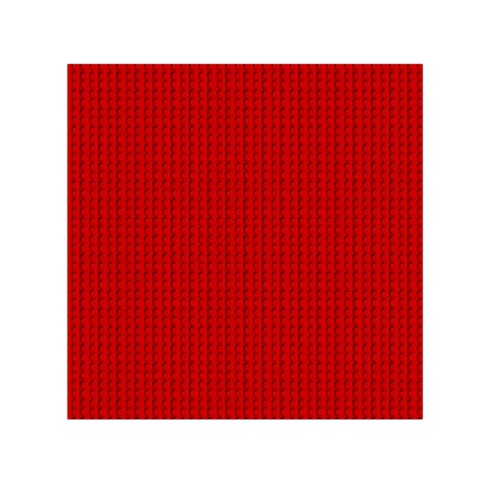 Ed Lego Texture Macro, Red Dots Background, Lego Square Satin Scarf (30  x 30 ) from ArtsNow.com Front