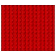 Ed Lego Texture Macro, Red Dots Background, Lego Zipper Large Tote Bag from ArtsNow.com Front