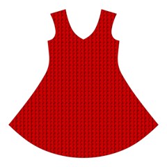 Ed Lego Texture Macro, Red Dots Background, Lego Short Sleeve V Front