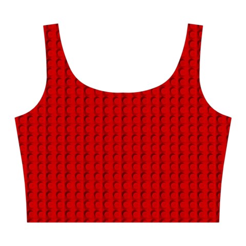 Ed Lego Texture Macro, Red Dots Background, Lego Midi Sleeveless Dress from ArtsNow.com Top Front