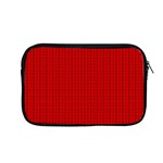 Ed Lego Texture Macro, Red Dots Background, Lego Apple MacBook Pro 13  Zipper Case