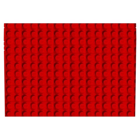 Ed Lego Texture Macro, Red Dots Background, Lego Everyday Shoulder Bag with Pouch Bag from ArtsNow.com Front Pocket