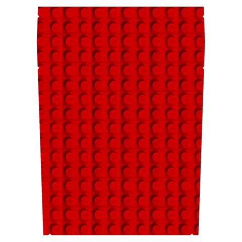 Ed Lego Texture Macro, Red Dots Background, Lego Everyday Shoulder Bag with Pouch Bag from ArtsNow.com Left Pocket