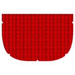 Ed Lego Texture Macro, Red Dots Background, Lego Make Up Case (Large) from ArtsNow.com Side Right