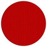 Ed Lego Texture Macro, Red Dots Background, Lego Round Trivet