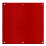 Ed Lego Texture Macro, Red Dots Background, Lego Banner and Sign 4  x 4 