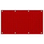 Ed Lego Texture Macro, Red Dots Background, Lego Banner and Sign 7  x 4 