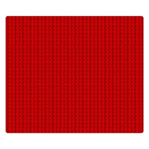 Ed Lego Texture Macro, Red Dots Background, Lego Premium Plush Fleece Blanket (Small) from ArtsNow.com 50 x40  Blanket Front